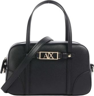 A|X Armani Exchange Shopper Bag - Dames - Handtassen - Zwart - ONE Size - Leer - Tassen