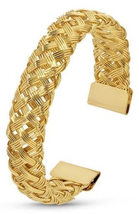 Eye Candy Los Angeles Marzia Cuff Bracelet in Gold at Nordstrom Rack