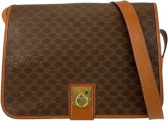 Celine Pre-owned Cross Body Bags, female, Brown, Size: ONE SIZE Pre-owned Plastic Cross Body Bag