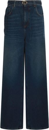 Twin-Set Trousers Blue And Green