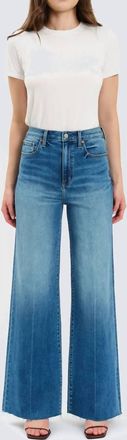 Daze Far Out Wide Leg Jeans In New Indigo
