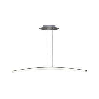 Netlighting Hemisferic Pendant 28W LED 110cm Bar 1800lm Aluminium Frosted Acrylic in Grey