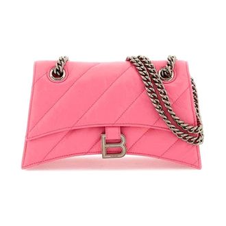 Balenciaga Tassen, Dames, Roze, ONE Size, Leer, Stijlvolle Leren Tas