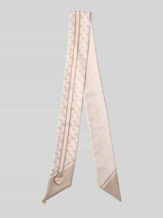 Guess Bandeaux mit Logo-Charm in Beige, Gr&ouml;&szlig;e 1
