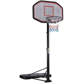 Yaheetech Yaheetech - Canasta De Baloncesto Exterior Altura Austable 218 306 Cm Tablero De Baloncesto Port&aacute;til Con Ruedas Aro Baloncesto Para Adulto
