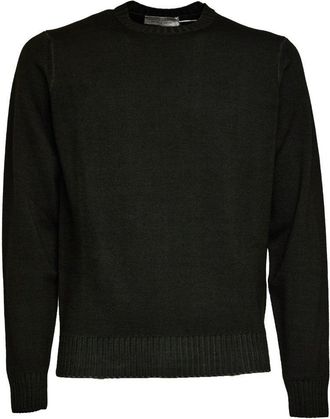 FILIPPO DE LAURENTIIS Merino Wool Crewneck Sweater With Ribbed Detailing