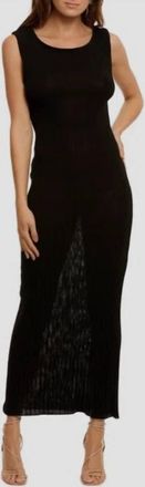 Bec&bridge Amelie Knit Midi Dress In Black