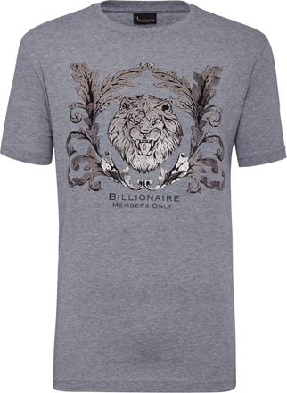 Billionaire Boys Club T-Shirt Ronde Hals Lion - Heren - T-shirts - Grijs - XS - Katoen - Tops