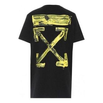 Off-white Acrylic Arrows Short Sleeve Slim OMAA027F191850101060