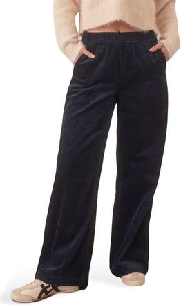 Marine Layer Allison Cotton Corduroy Pants in Sky Captain at Nordstrom, Size X-Small