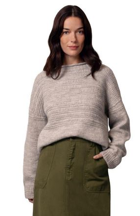 Celtic & Co. British Heritage Gansey Sweater in Undyed Taupe at Nordstrom, Size X-Large