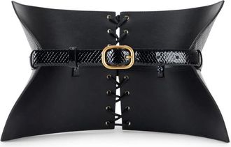 Elisabetta Franchi Dames, Accessoires, Zwart, Maat: XL Leer