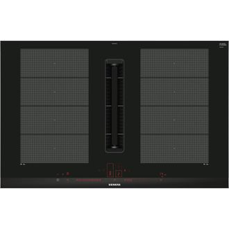 SIEMENS Placa De Inducci&oacute;n Al Vac&iacute;o 80cm 4 Fuegos 7400w Negra - Ex875lx67e Siemens