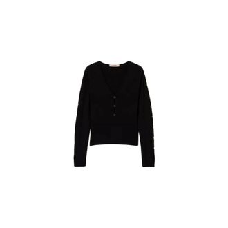 Twinset Dames, Truien, Zwart, Maat: XS Viscose