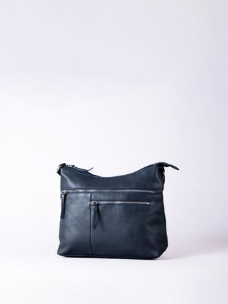 Lakeland Leather Womens Winleigh Shoulder Bag in Navy - One Size