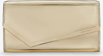 Jimmy Choo London Emmie metallic leather clutch - JIMMY CHOO - gender_Woman