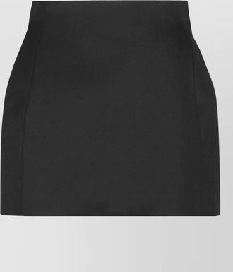Wardrobe.NYC high waist mini skirt seam detail