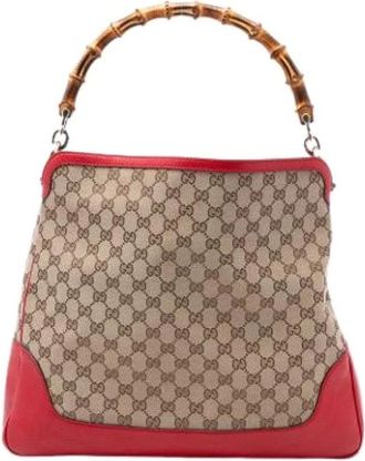 Gucci Pre-owned Handbags, female, Multicolor, Size: ONE SIZE Pre-owned Diana Satchel