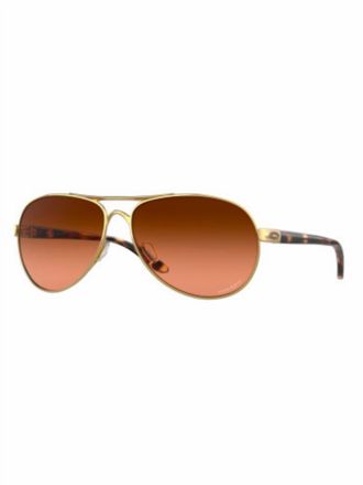 Oakley Womens Feedback Sunglasses In Polished Gold