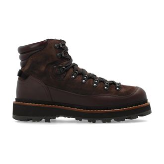 Moncler Heren, Schoenen, Bruin, Maat: 44 1/2 EU Leer