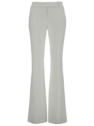 Alexander McQueen White Bootcut Pants