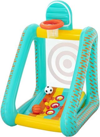 Bestway Juego De Jard&iacute;n Bestway 3 En 1: Baloncesto + F&uacute;tbol + Porter&iacute;a, 127 X 109 X 178 Cm, 52813