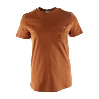 Max Mara T-Shirts, female, Brown, Size: S Papaia1 T-shirt