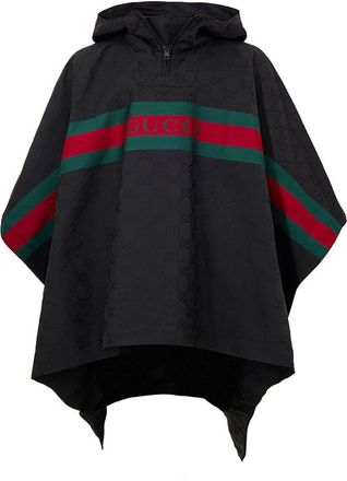 Gucci Black Polyester Trench Mens Coat