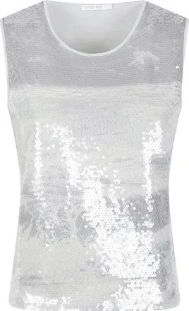 Patrizia Pepe Tops, Dames, Grijs, L, Tanktop