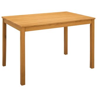 vidaXL Mesa De Comedor 110 X 75 X 75 Cm Madera De Roble S&oacute;lido Natural Vidaxl