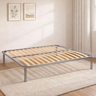 Dmora Dmora - Somier Doble Dgome, Base Ortop&eacute;dica De Contrachapado De Abedul De 13 Lamas, 100% Made In Italy, 160x200h34 Cm