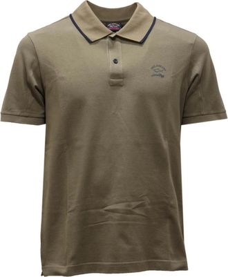 Paul & Shark 21411290 Poloshirt - Heren - Polos - Groen - S - Katoen - Tops