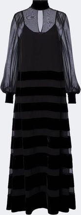Max Mara Elegante silk georgette gown
