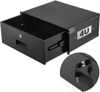 OEM Caj&oacute;n Para Montaje En Rack De 4u, Carga De 22,68 Kg, Caj&oacute;n Deslizante Con Cerradura Y Orificios Para Gesti&oacute;n De Cables, Para Rack O Gabinete De Av Par