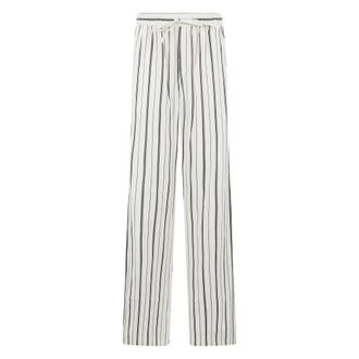 Dolce & Gabbana Katoen en Zijde Gestreepte Broek - Heren - Pyjama - Veelkleurig - M - Katoen - Nachtkleding