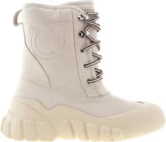 Ferragamo Duna Chunky Sole Boots, Size 7 C