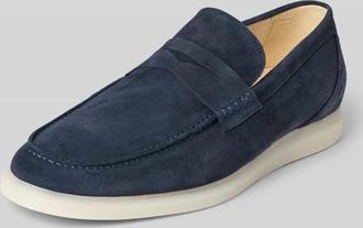 Henry Stevens Loafer aus Leder Modell Elia in Marine, Gr&ouml;&szlig;e 41