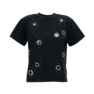 Des_Phemmes T-Shirts, female, Black, Size: XS Classic Crewneck T-Shirt
