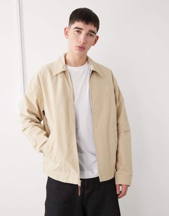 Timberland Stratham - Giacca bomber resistente in cotone idrorepellente color safari-Neutro