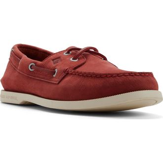 Sperry Top-Sider Authentic Original 2-Eye Boat Shoe in Red at Nordstrom, Size 10.5
