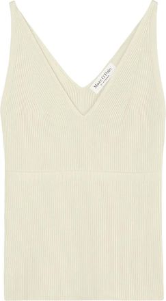 Marc O'Polo Tanktop met V-hals - Beige