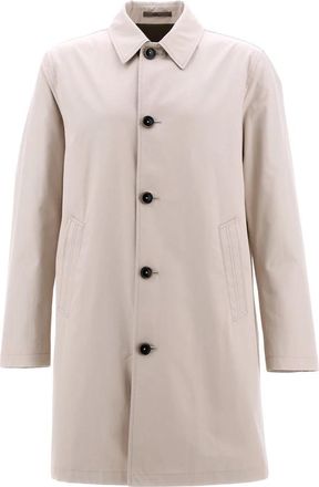 Herno Single-Breasted Coats - Heren - Mantel - Grijs - L - Jassen