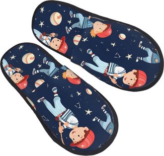 Generic Boys Baseball Sport Ball Men Women House Shoes Soft House Slippers Cosy Slippers For Indoor Winter Bedroom M