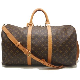 Louis Vuitton Monogram Brown Pvc Boston Bag (Pre-Owned)