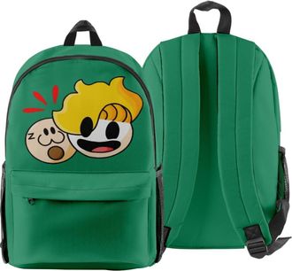 Generic HAMINATIONS Youth Shirt 3D Harajuku Casual Street Trendy Large Capacity Fashion Zipper Backpack (HJ04609A10)