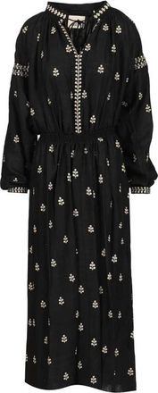Isabel Marant Rodilia Jurk - Dames - Maxi kleedjes - Zwart - XS - Kleedjes
