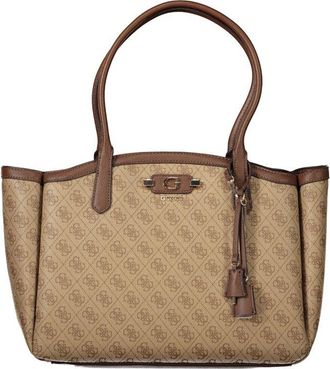 Guess Beige Polyurethane Womens Bag