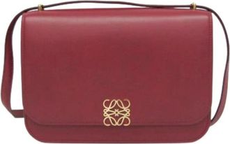 Loewe Pre-owned Cross Body Bags, female, Red, Size: ONE SIZE Pre-owned Goya Shoulder Bag