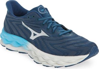 Mizuno Wave Sky 8 Running Shoe in Blue Wing Teal-Silver at Nordstrom Rack, Size 12.5