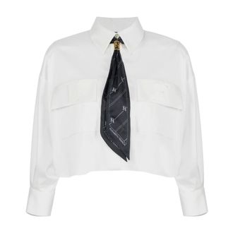 Elisabetta Franchi Mujer, Blusas y Camisas, Blanco, Talla: S